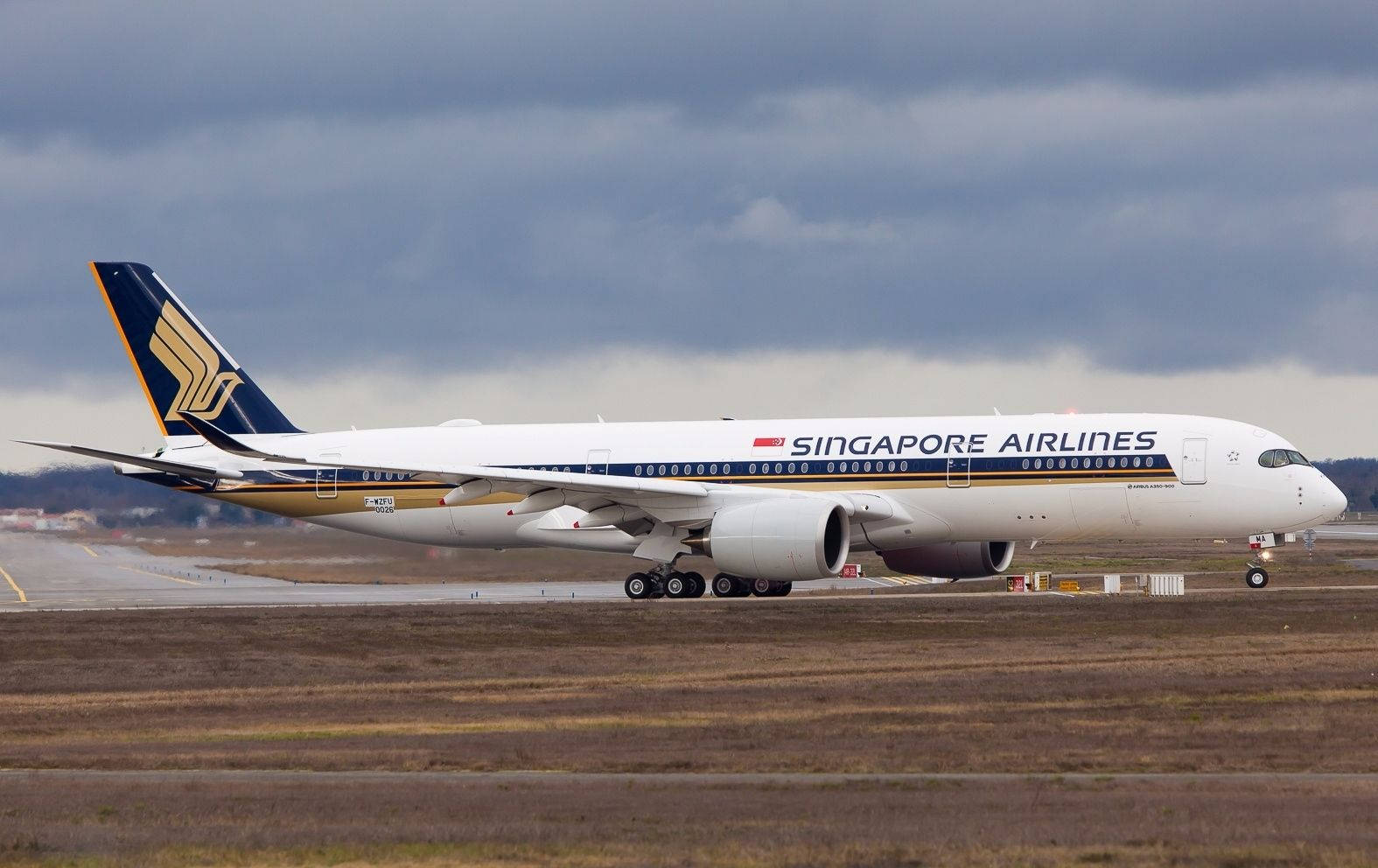 Singapore Airlines Traveling Runway