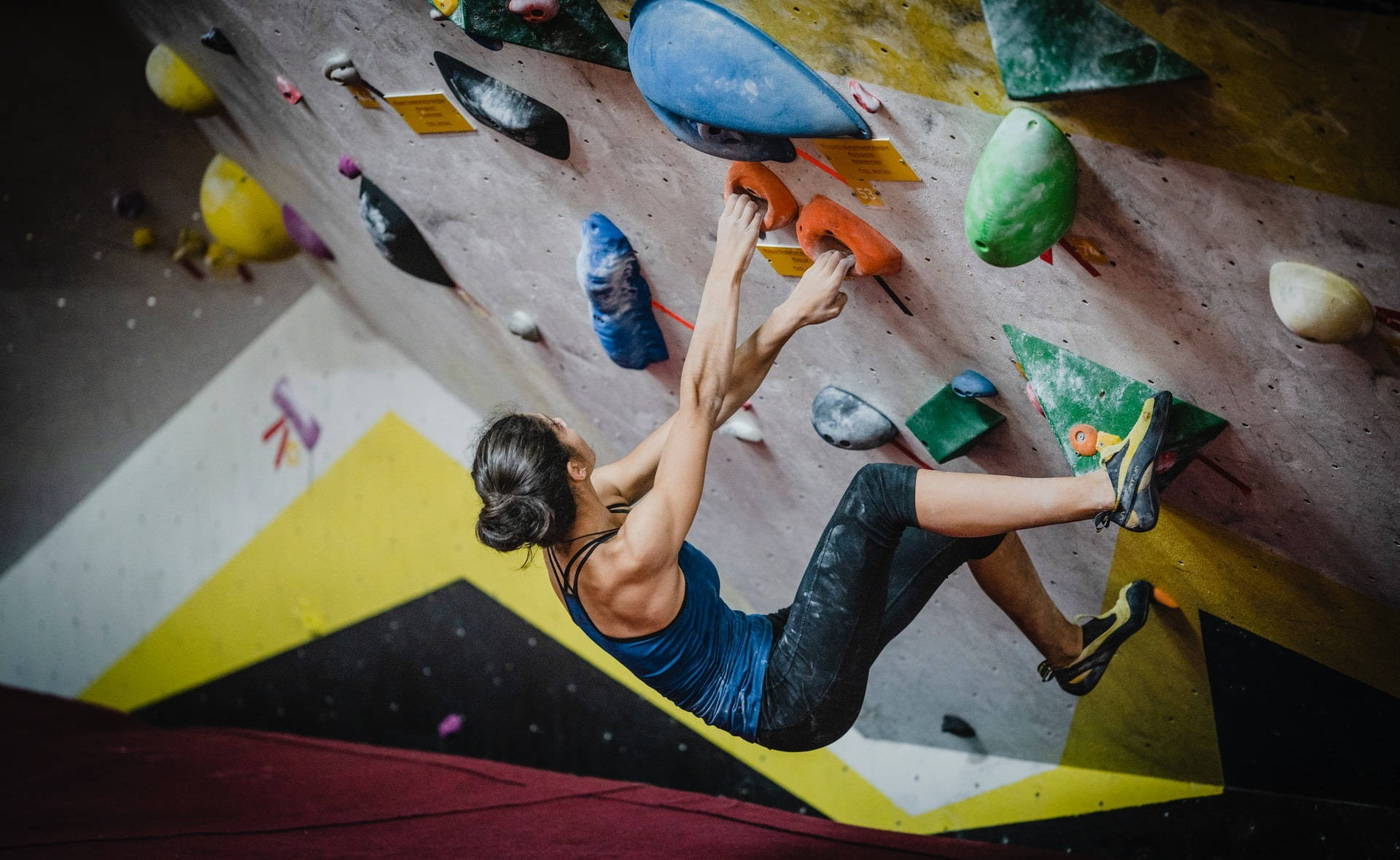 Singapore Bouldering Gym Sport Climbing Background