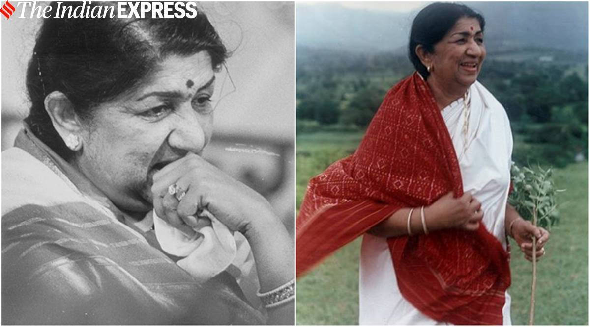 Singer Lata Mangeshkar Collage