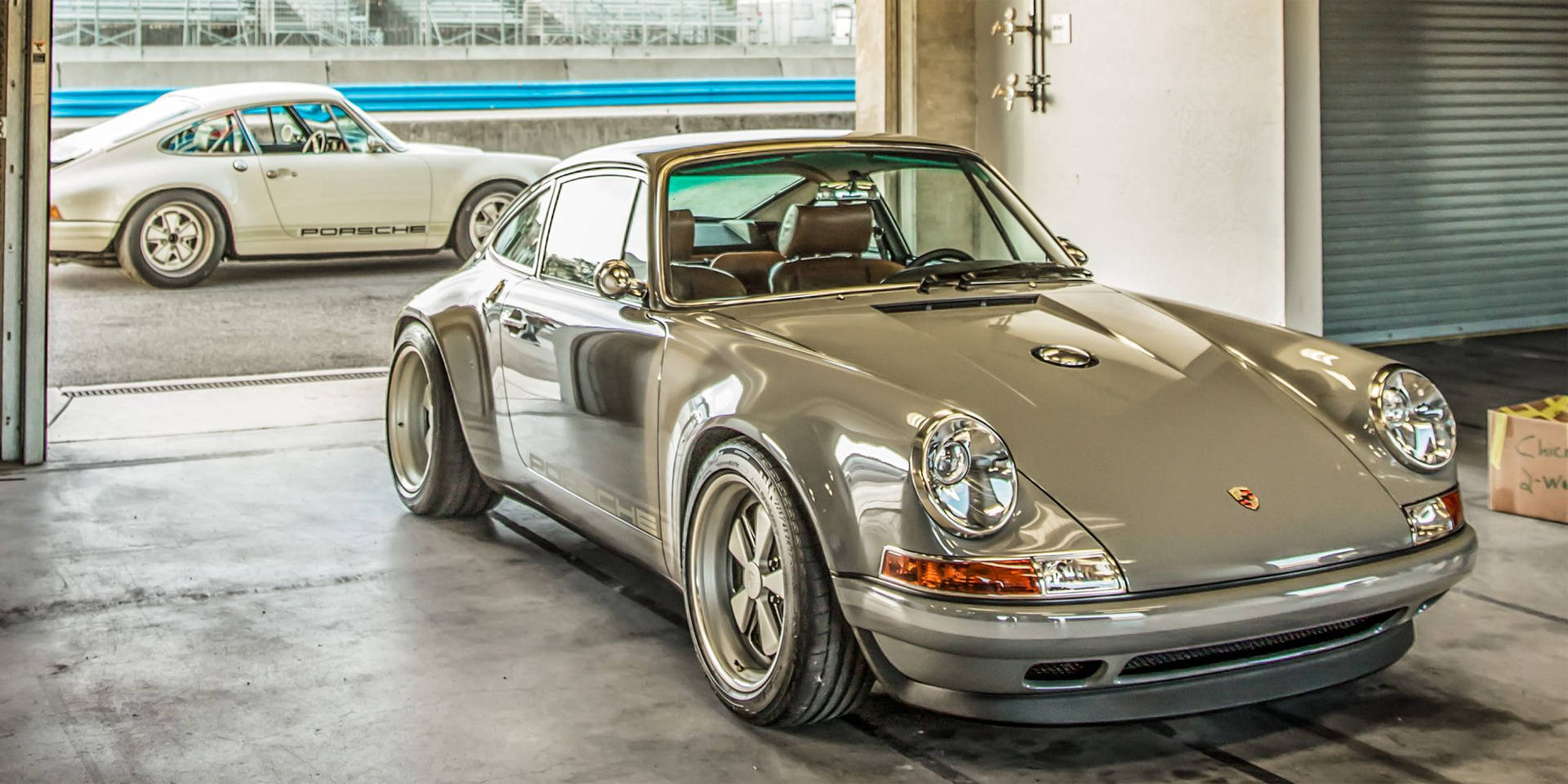 Singer Porsche 911 Turbo Cars Background