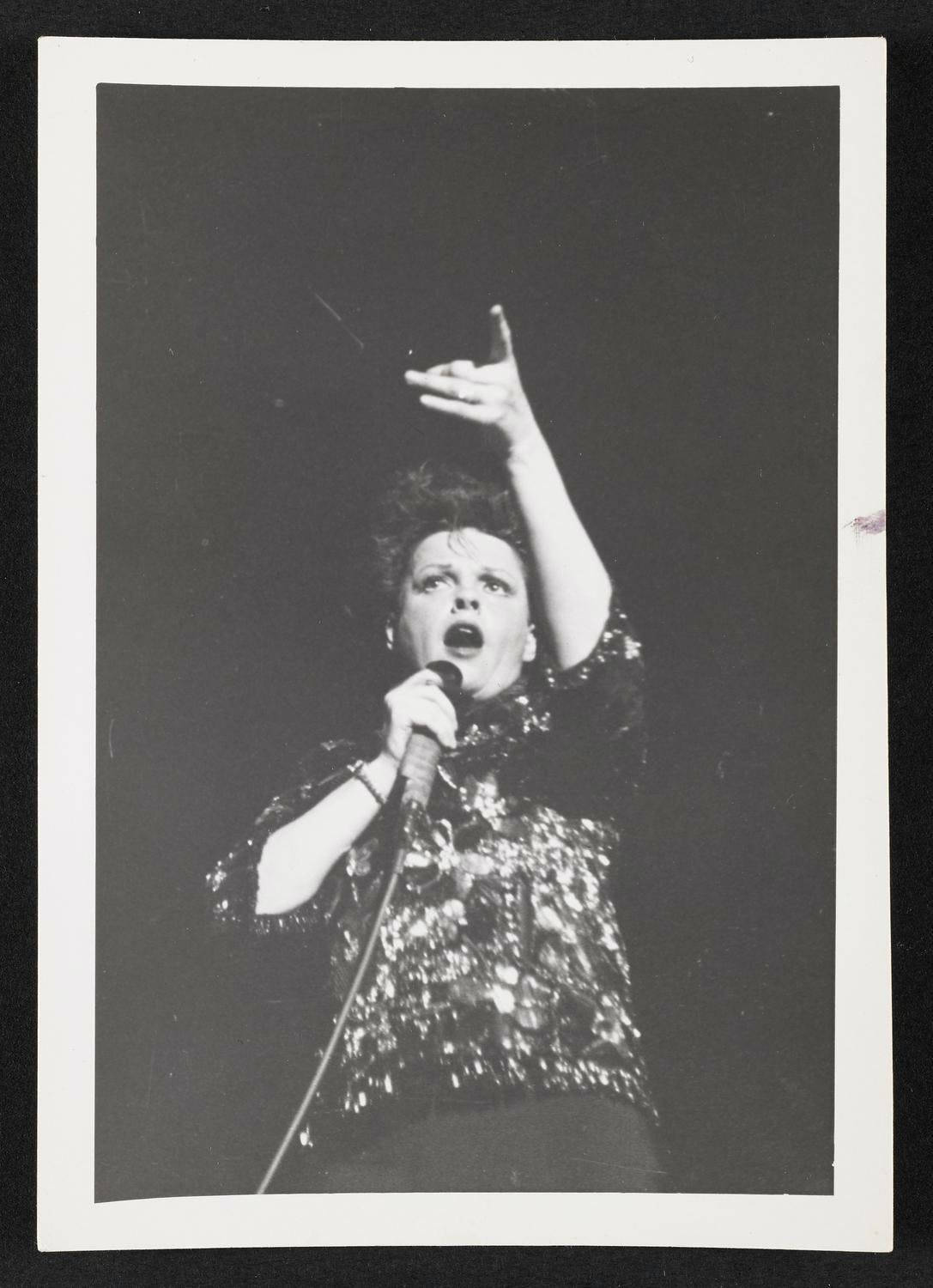 Singing American Actress Judy Garland Frame