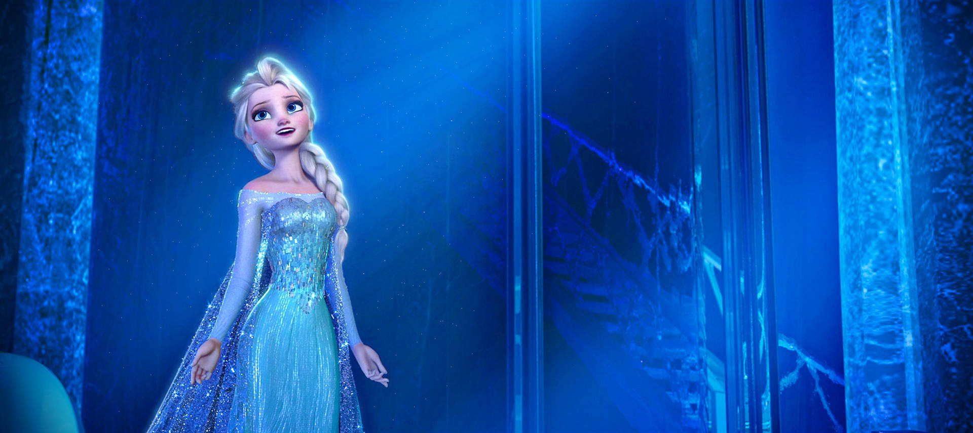 Singing Elsa In Frozen Movie Background