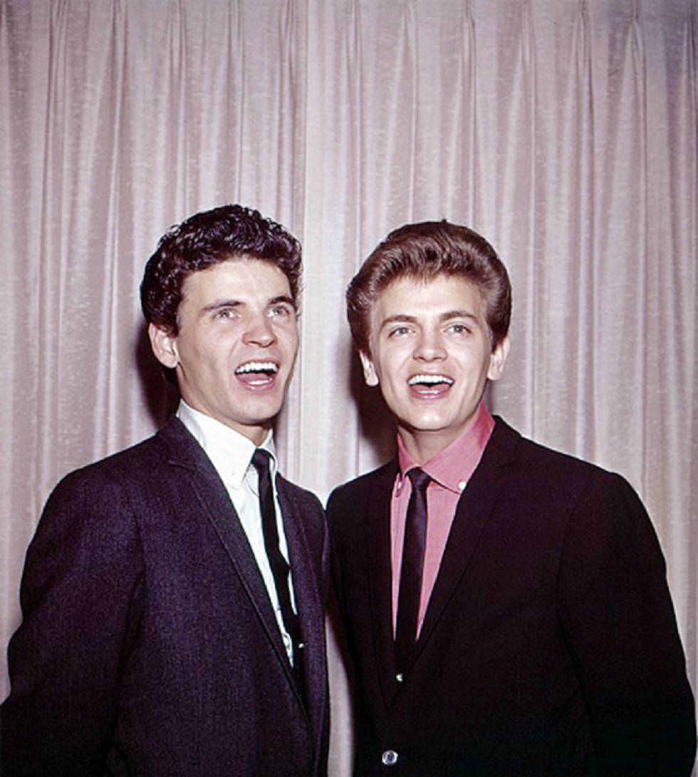 Singing Rock Duo Phil And Don Everly Brothers Background