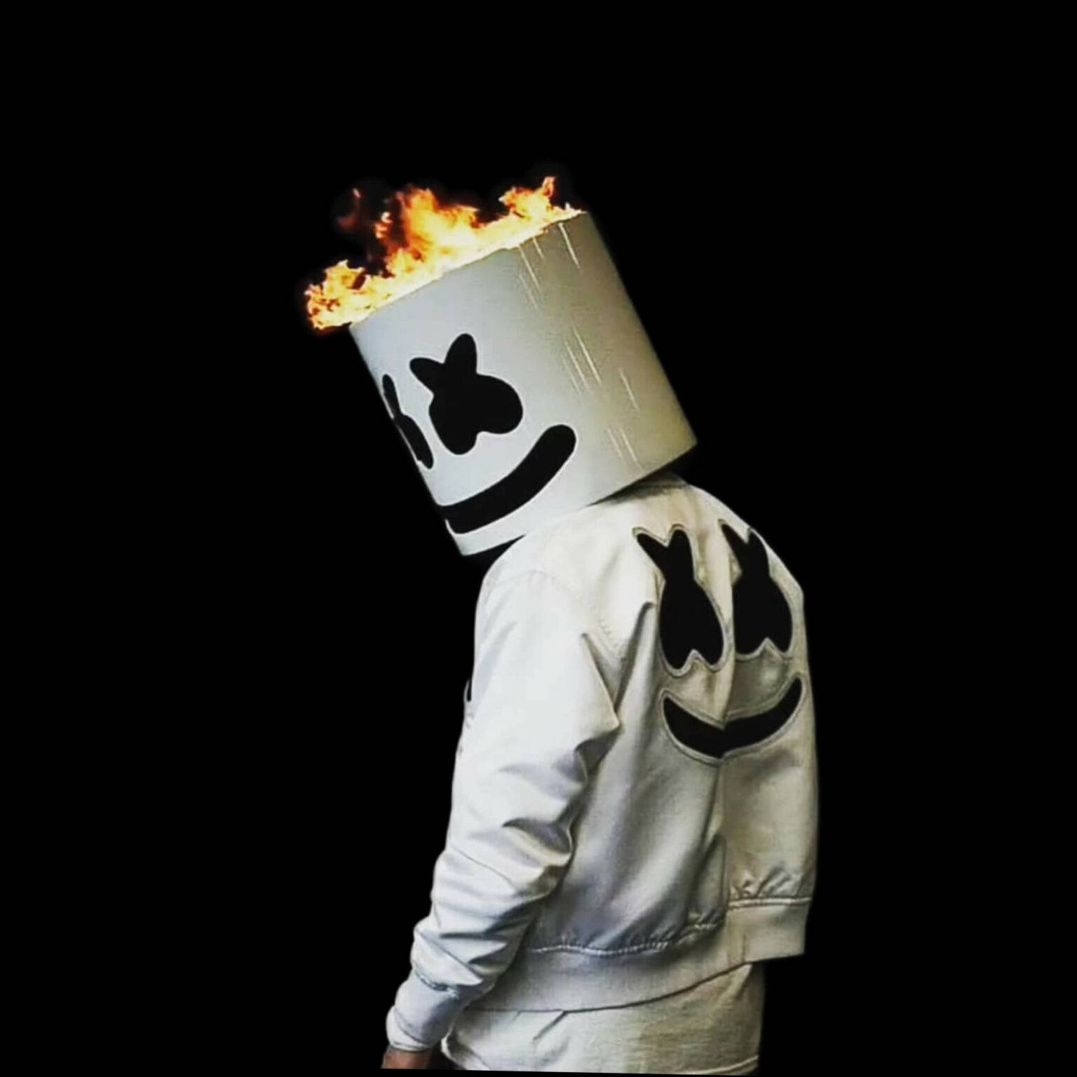 Single Boy Marshmello Background