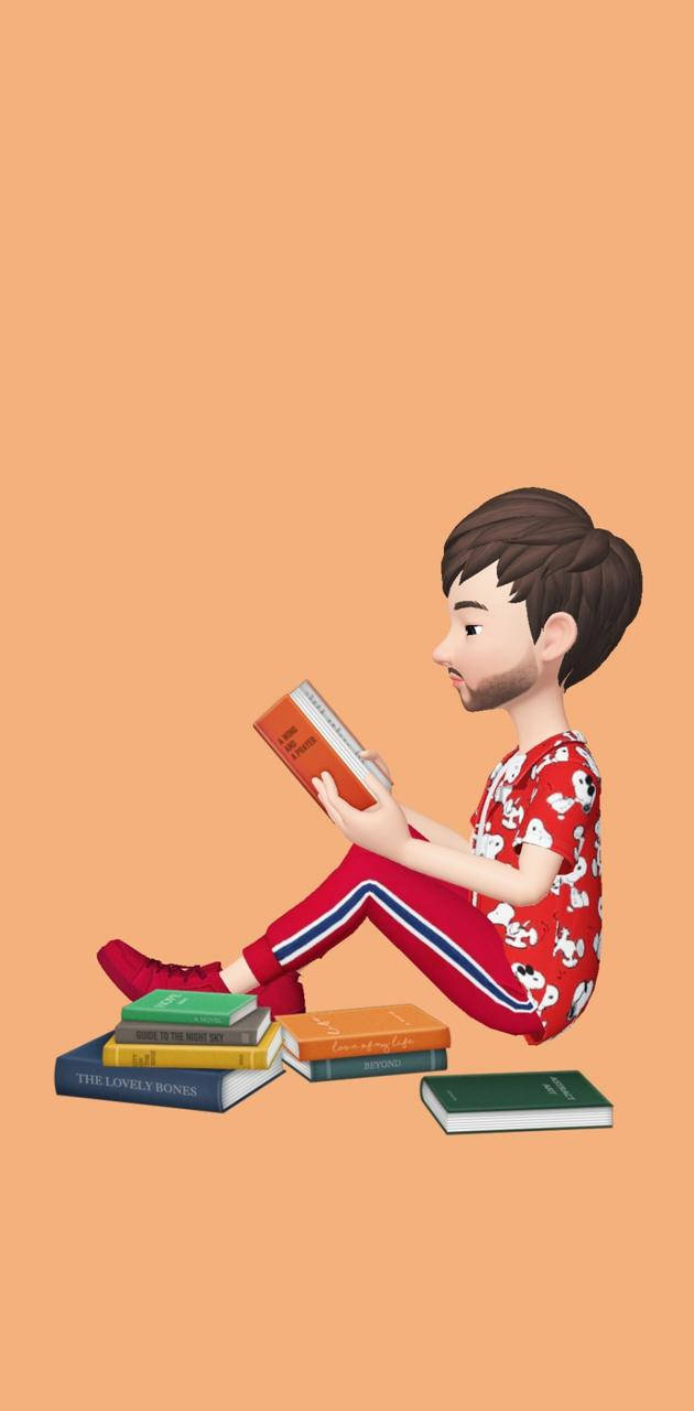 Single Boy Reading Books