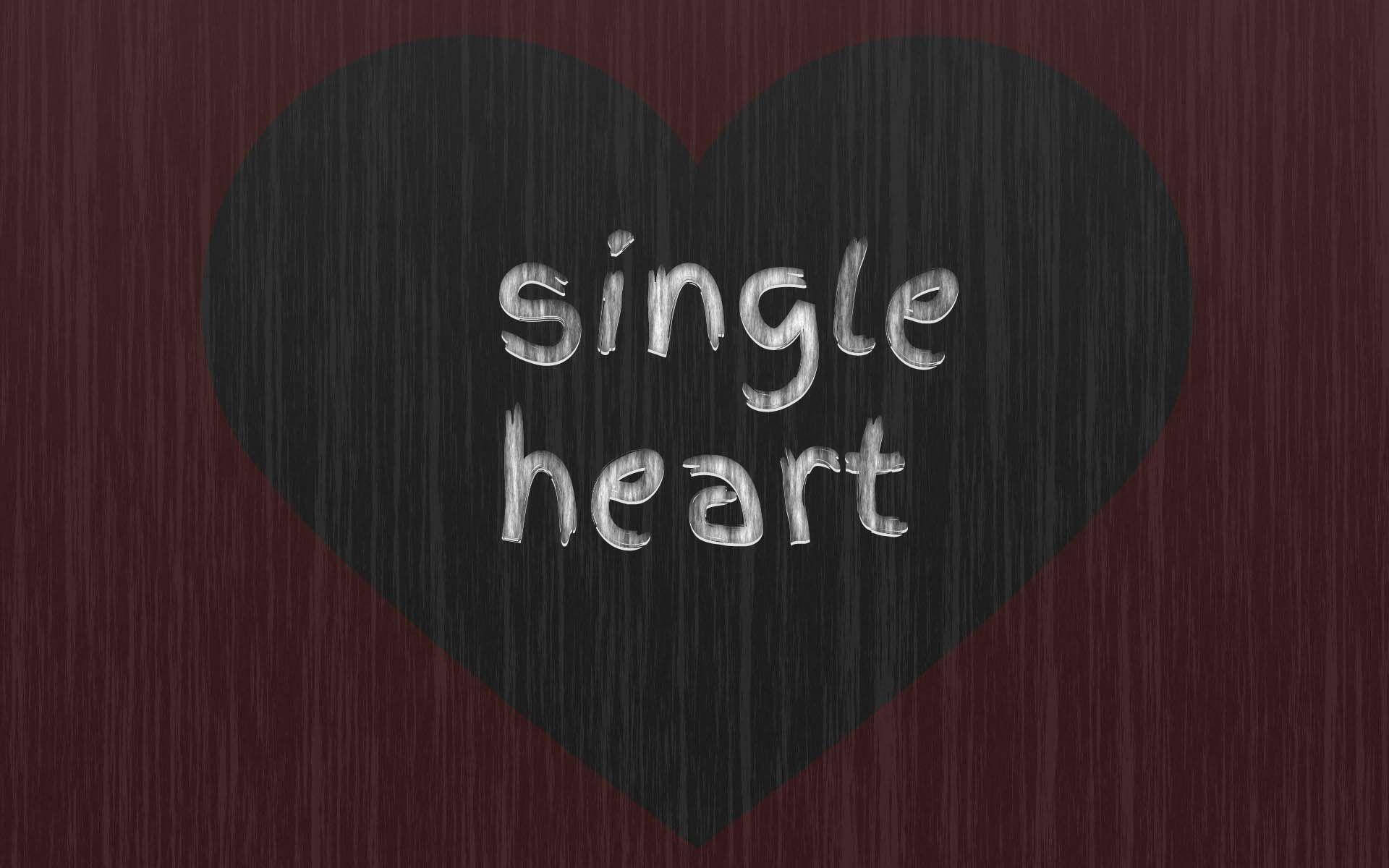 Single Life And Heart Background