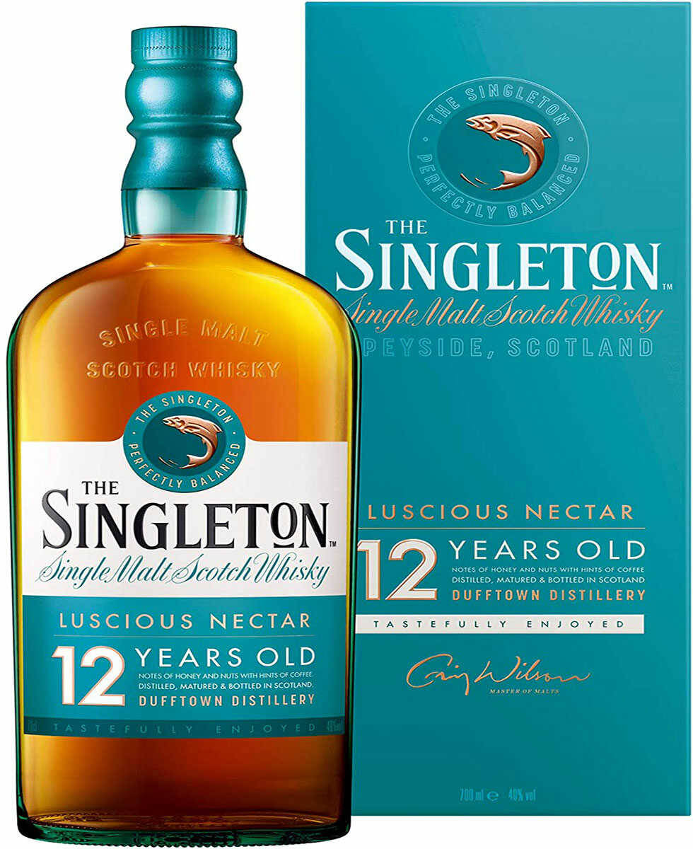 Singleton Luscious Nectar Aged 12 Years Background