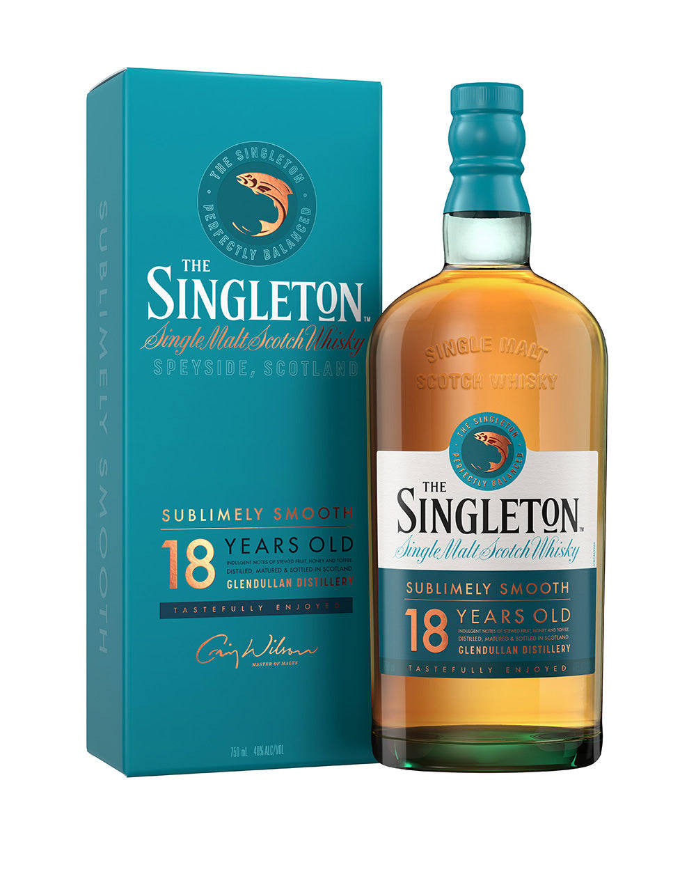 Singleton Of Dufftown Aged 12 Years Whiskey Bottle Background