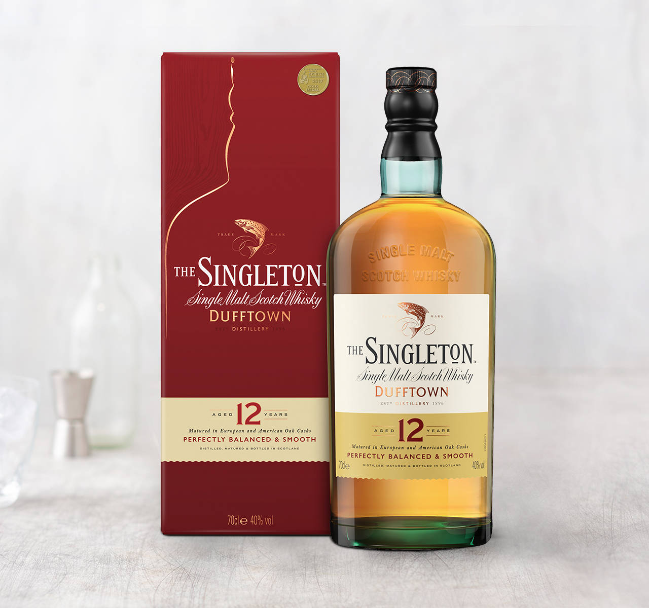 Singleton Of Dufftown Red Cover Background