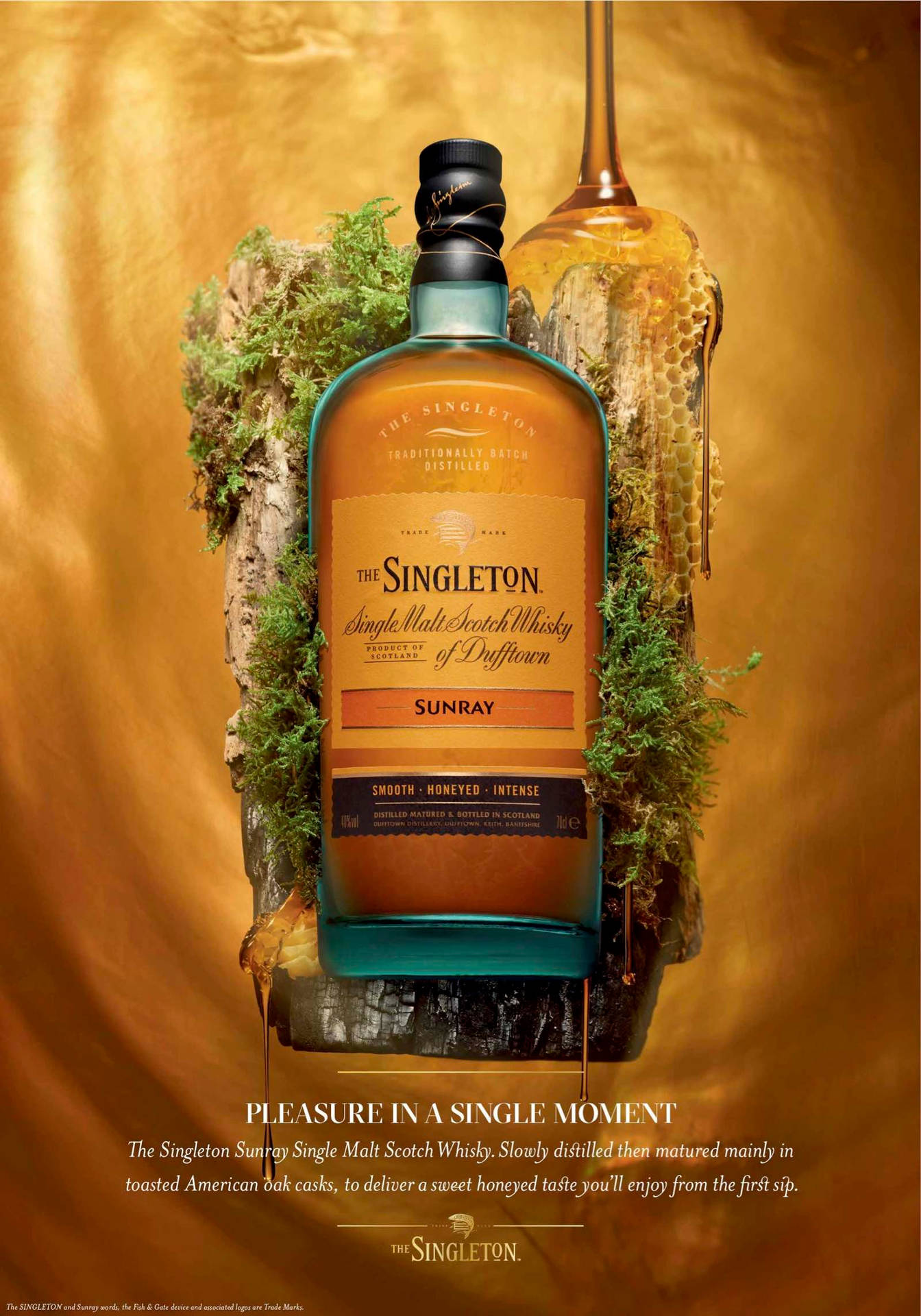 Singleton Of Dufftown Sunray Bottle Background