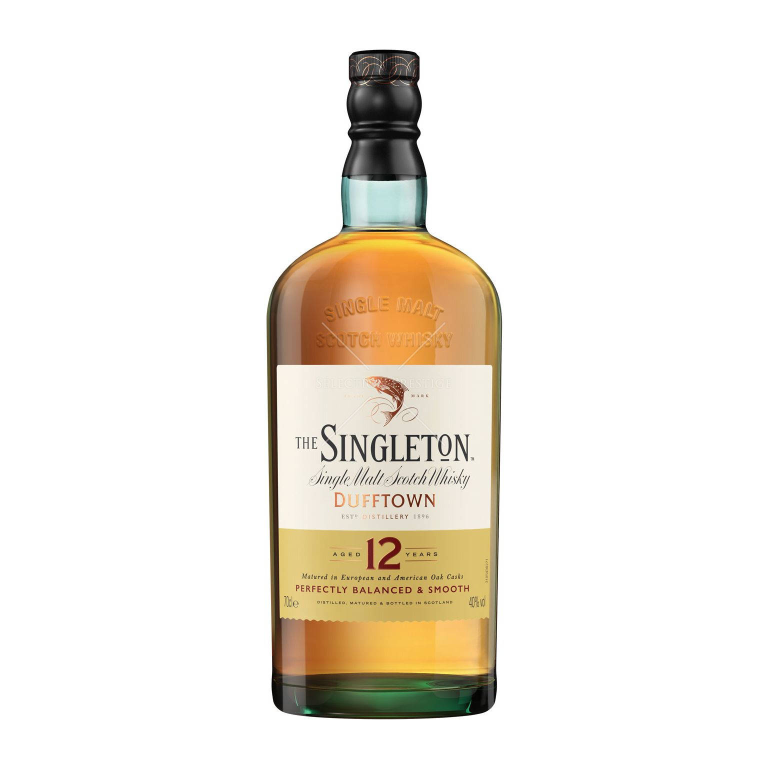 Singleton Of Dufftown Whiskey Bottle Background