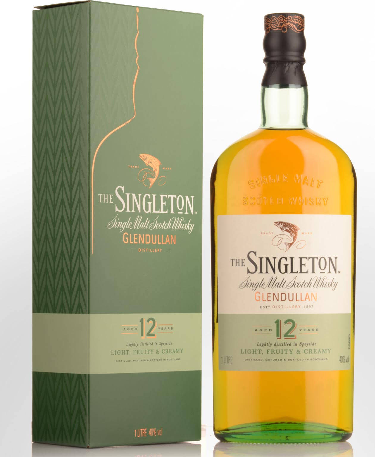 Singleton Of Glendullan Aged 12 Years Background