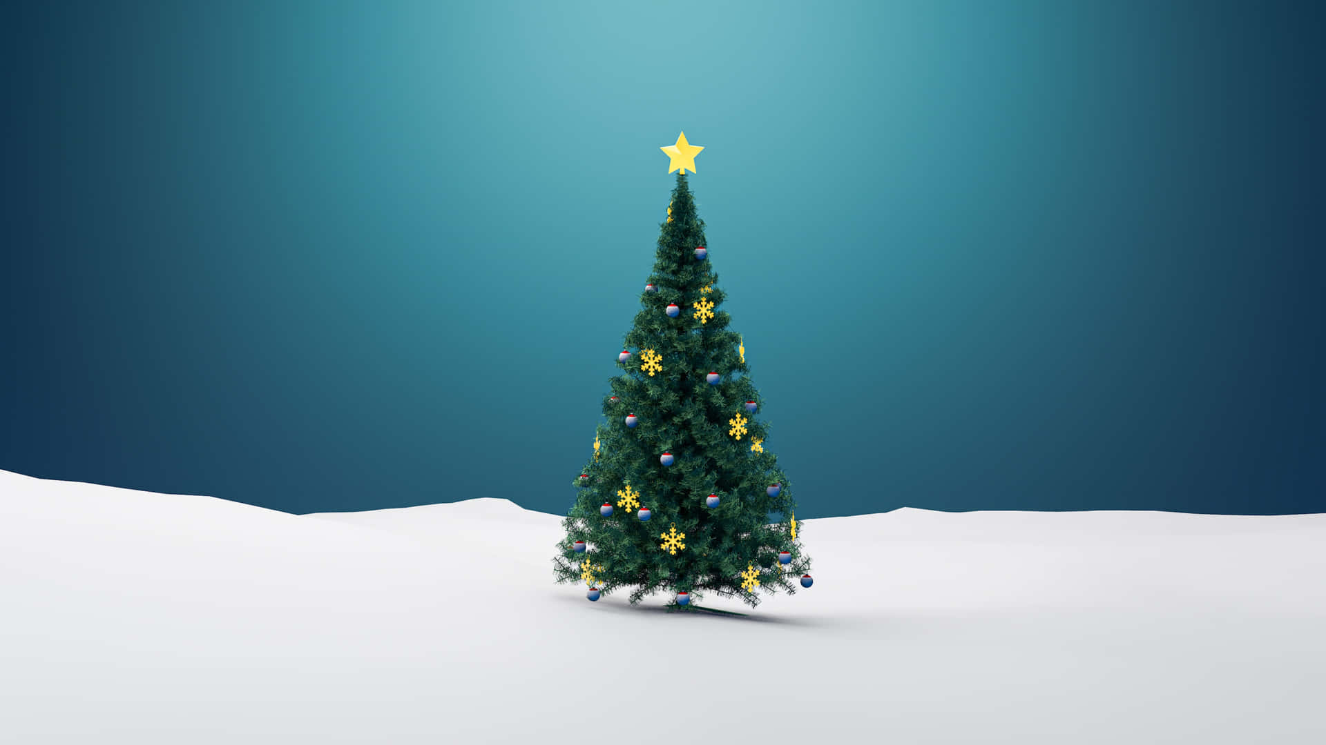 Singular Cute Simple Christmas Background