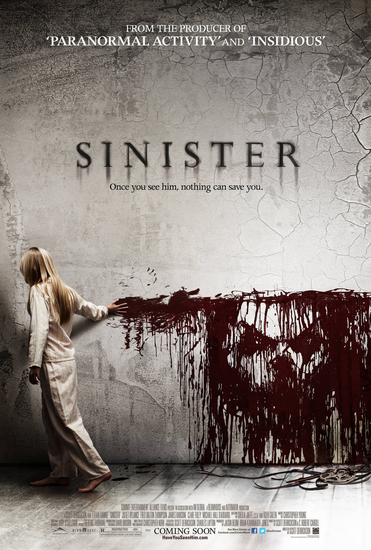 Sinister (2012) Official Movie Poster Background