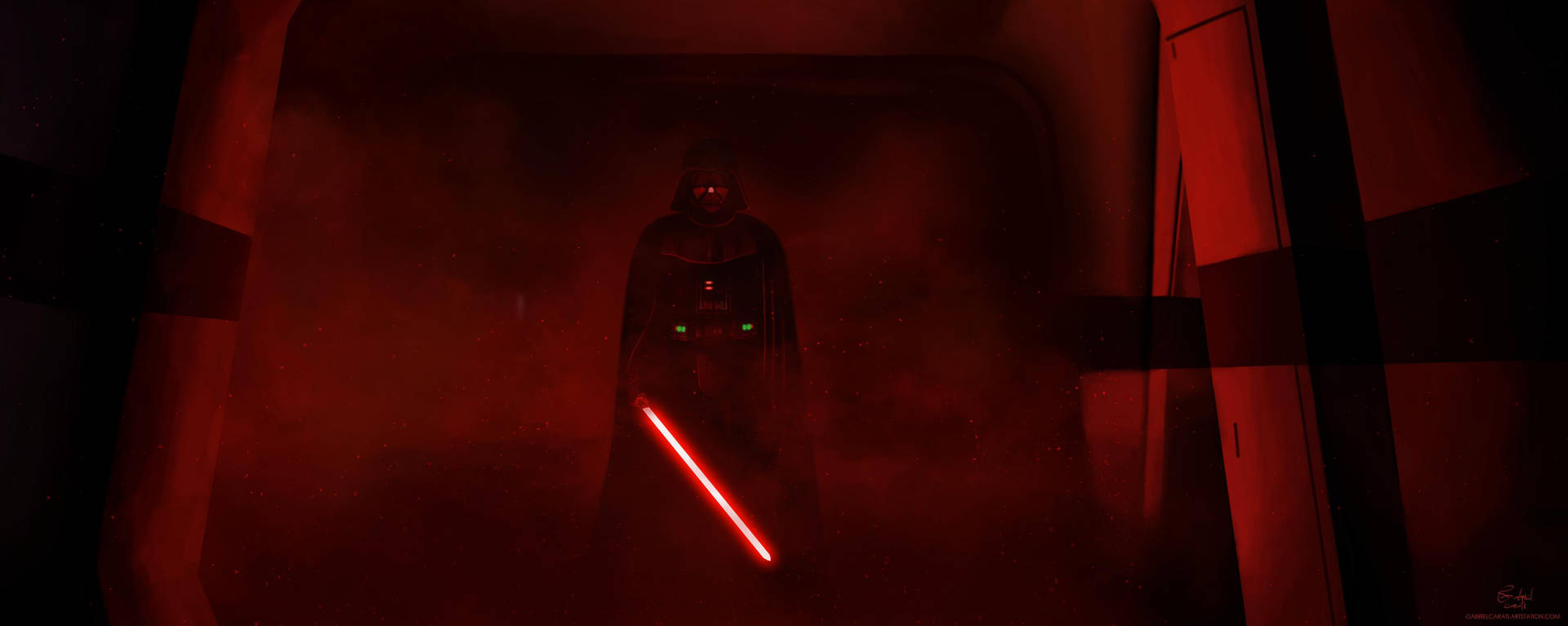 Sinister Darth Vader 4k Background