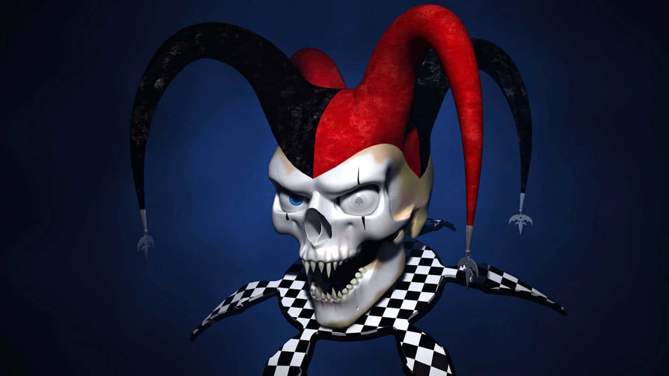 Sinister Jester3 D Render Background