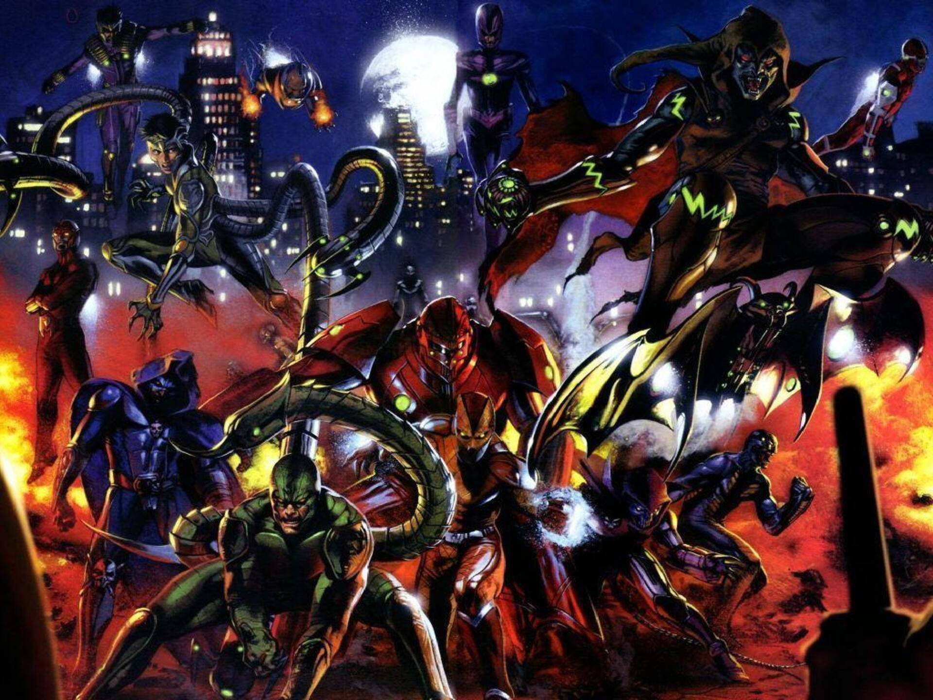 Sinister Marvel Villains Background