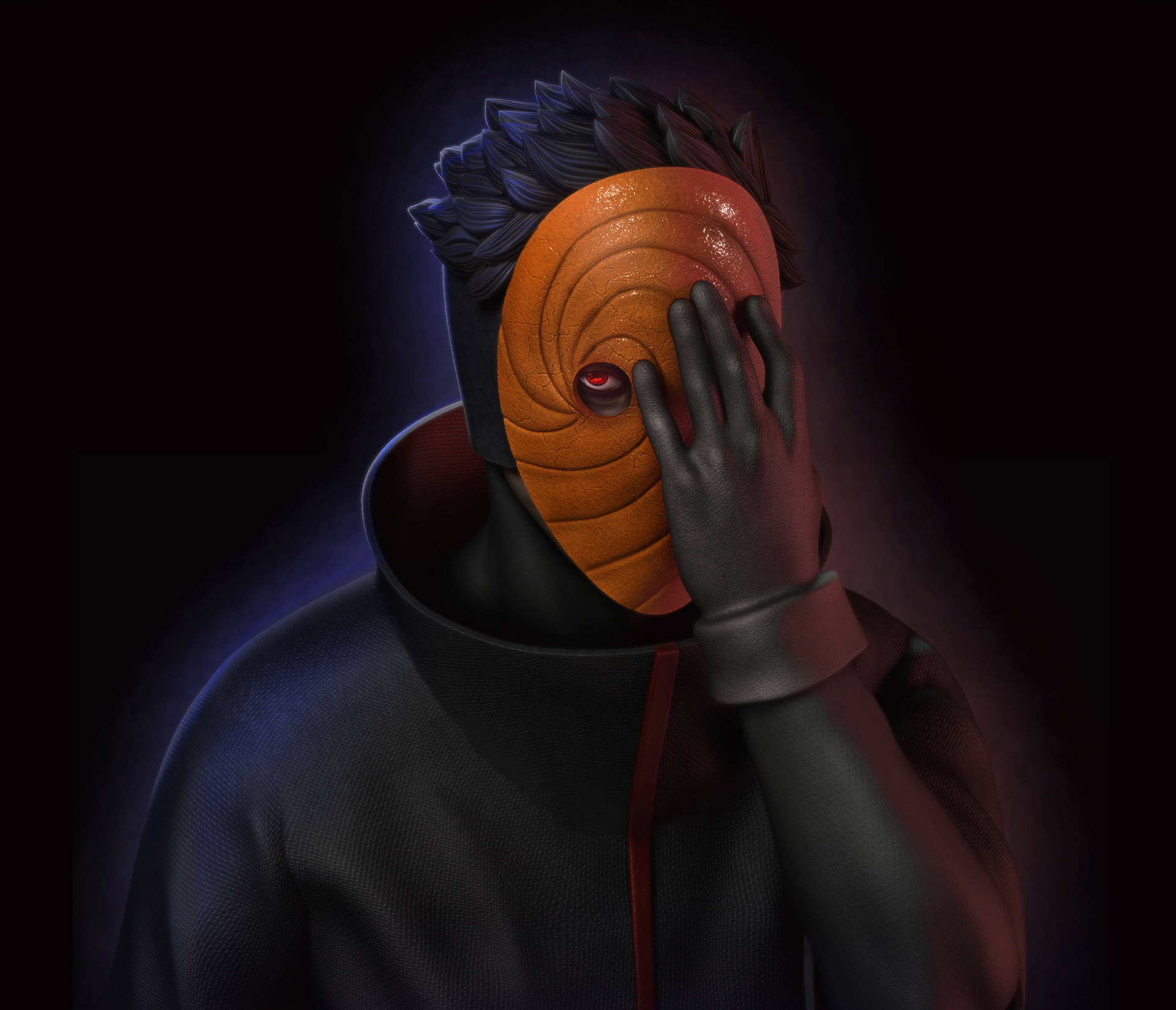 Sinister Obito Uchiha 4k Background