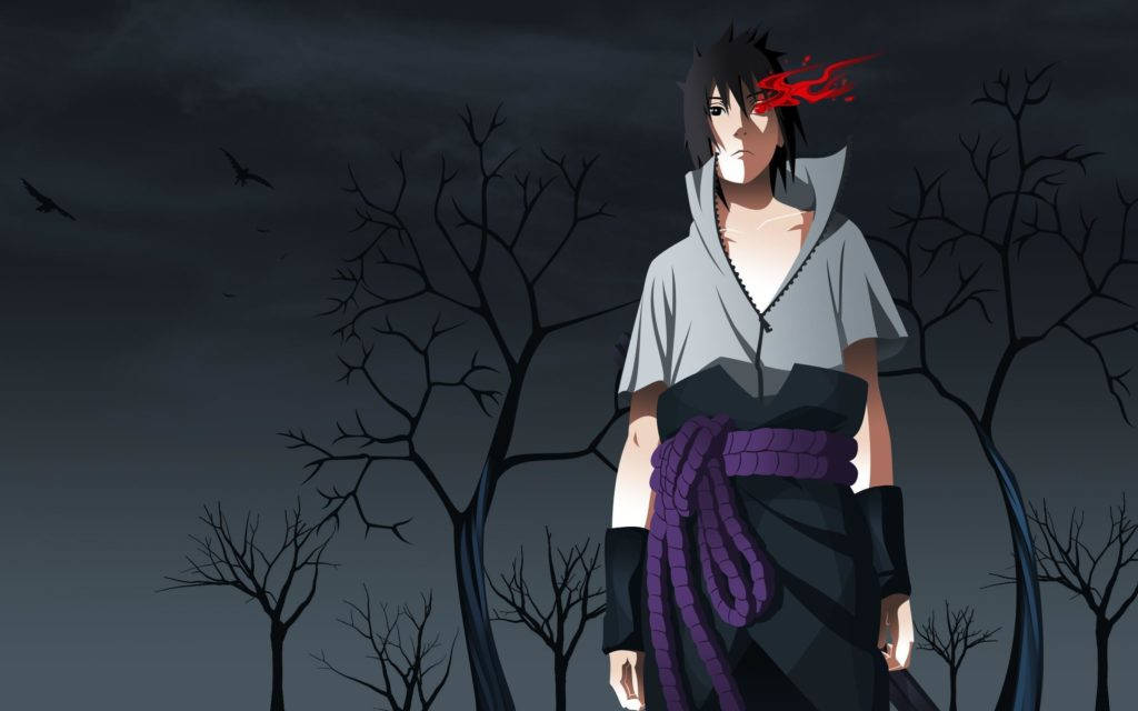 Sinister Sasuke Uchiha Closeup