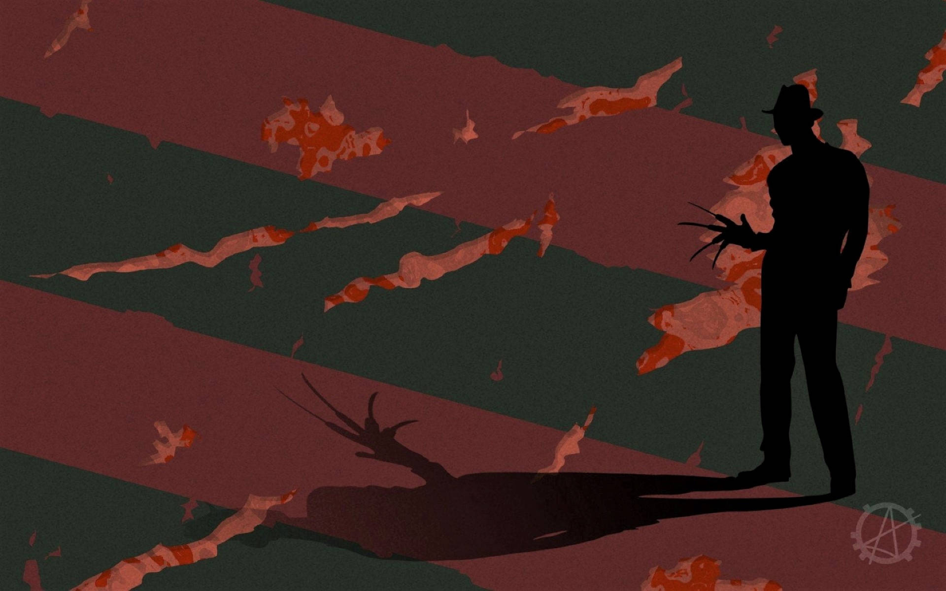 Sinister Shadow Art Of Freddy Krueger Background