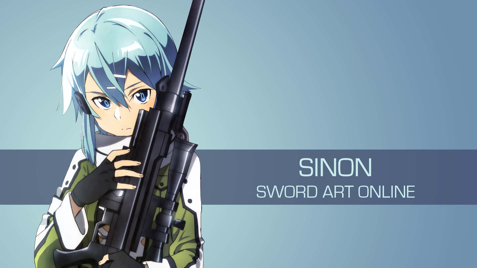 Sinon, The Brave Warrior Fighting Against Monsters Background