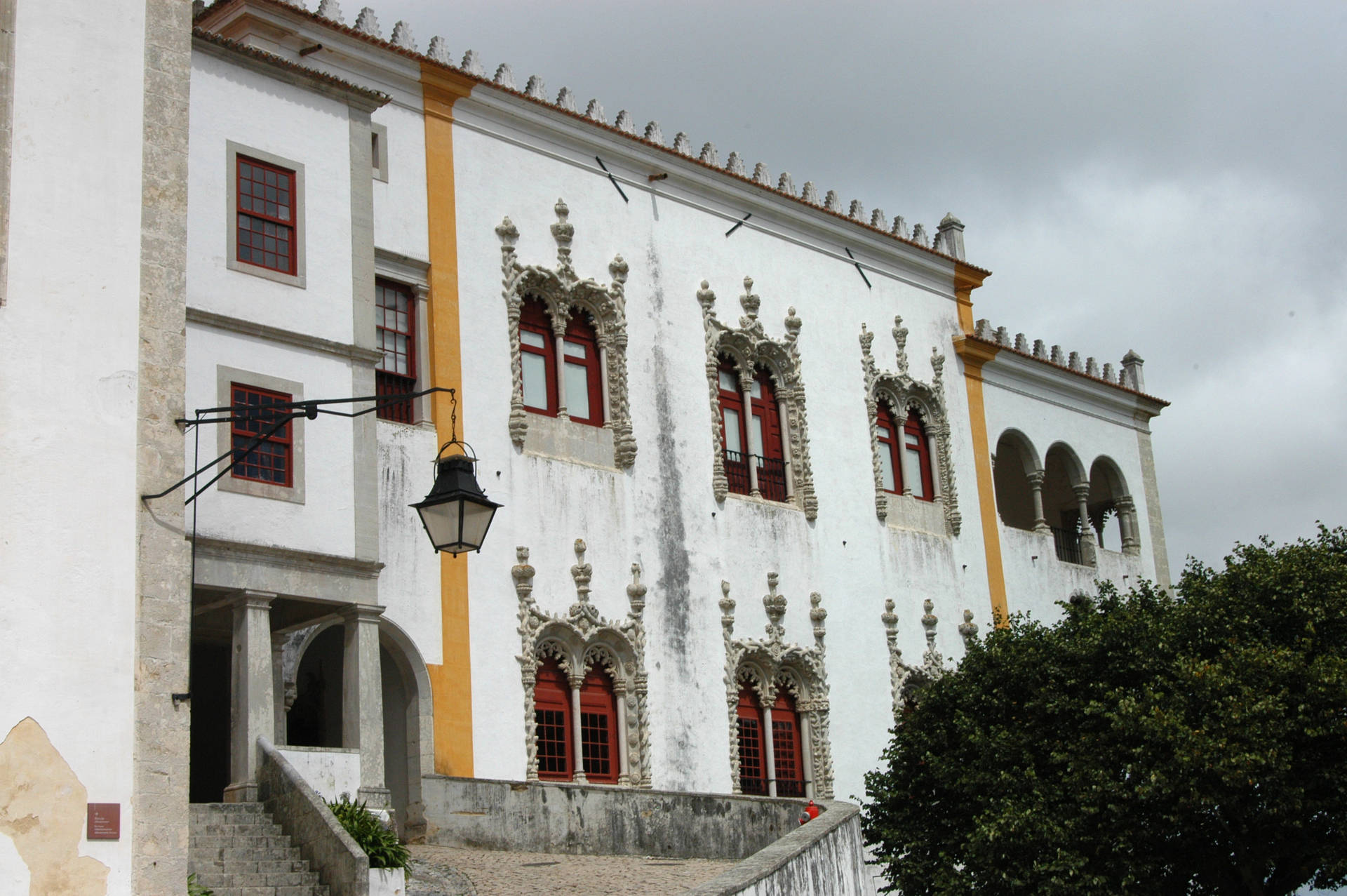 Sintra National Palace Facade Background