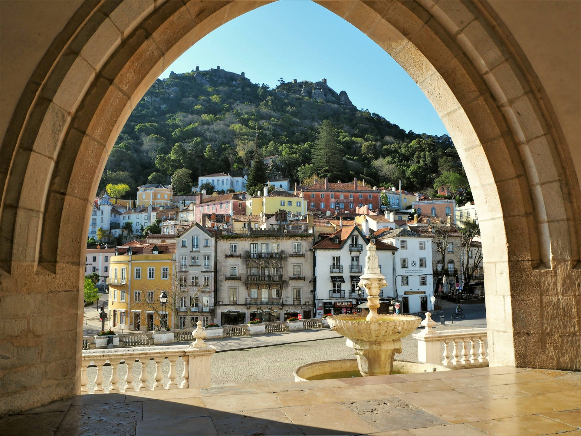 Sintra National Palace View Background