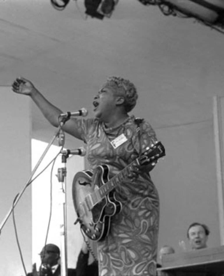 Sister Rosetta Tharpe Gospel Singer Photo Background