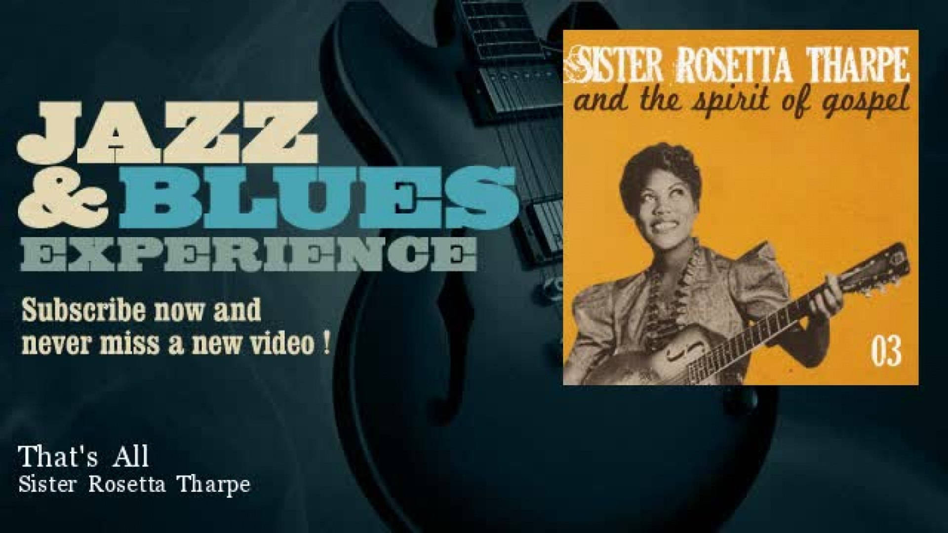 Sister Rosetta Tharpe Jazz & Blues Experience Poster Art Background