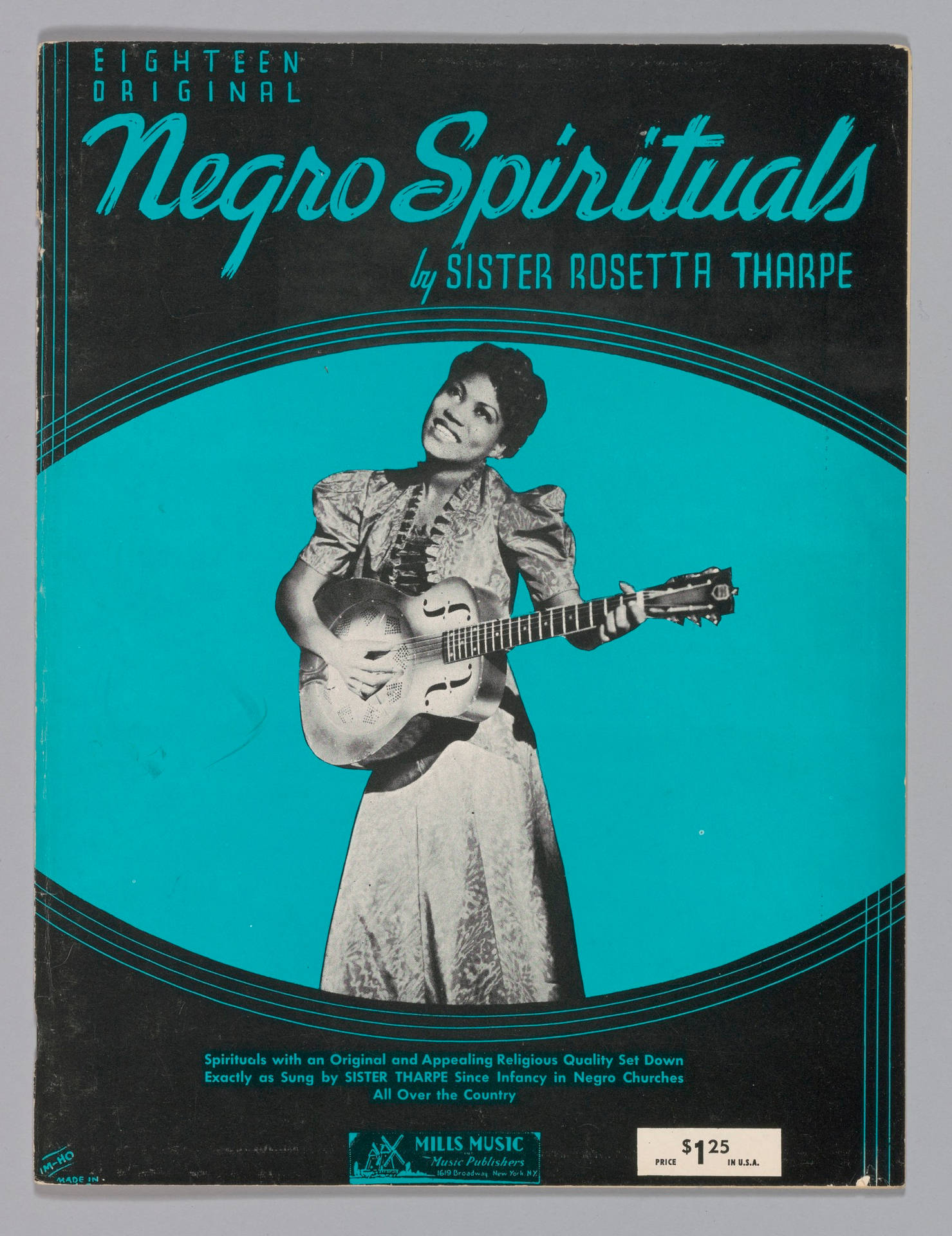 Sister Rosetta Tharpe Negro Spirituals Album Art Background