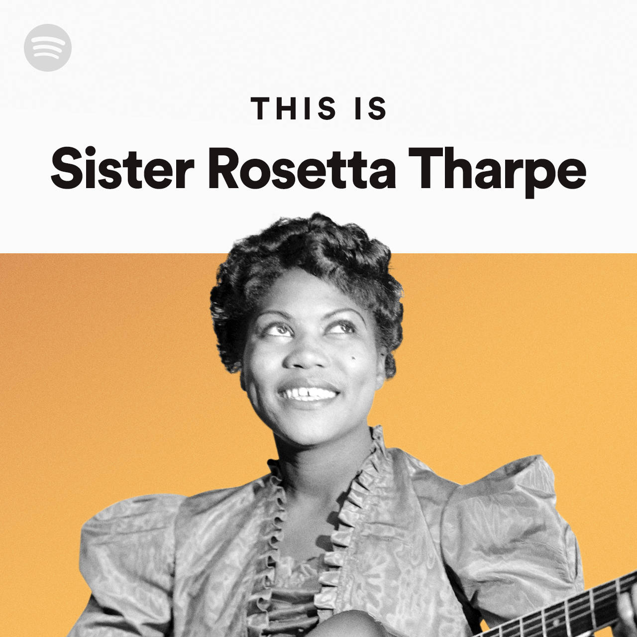 Sister Rosetta Tharpe Spotify Playlist Cover Background