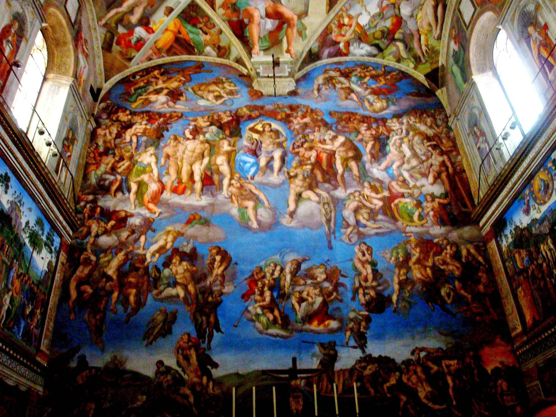 Sistine Chapel Fresco Closeup