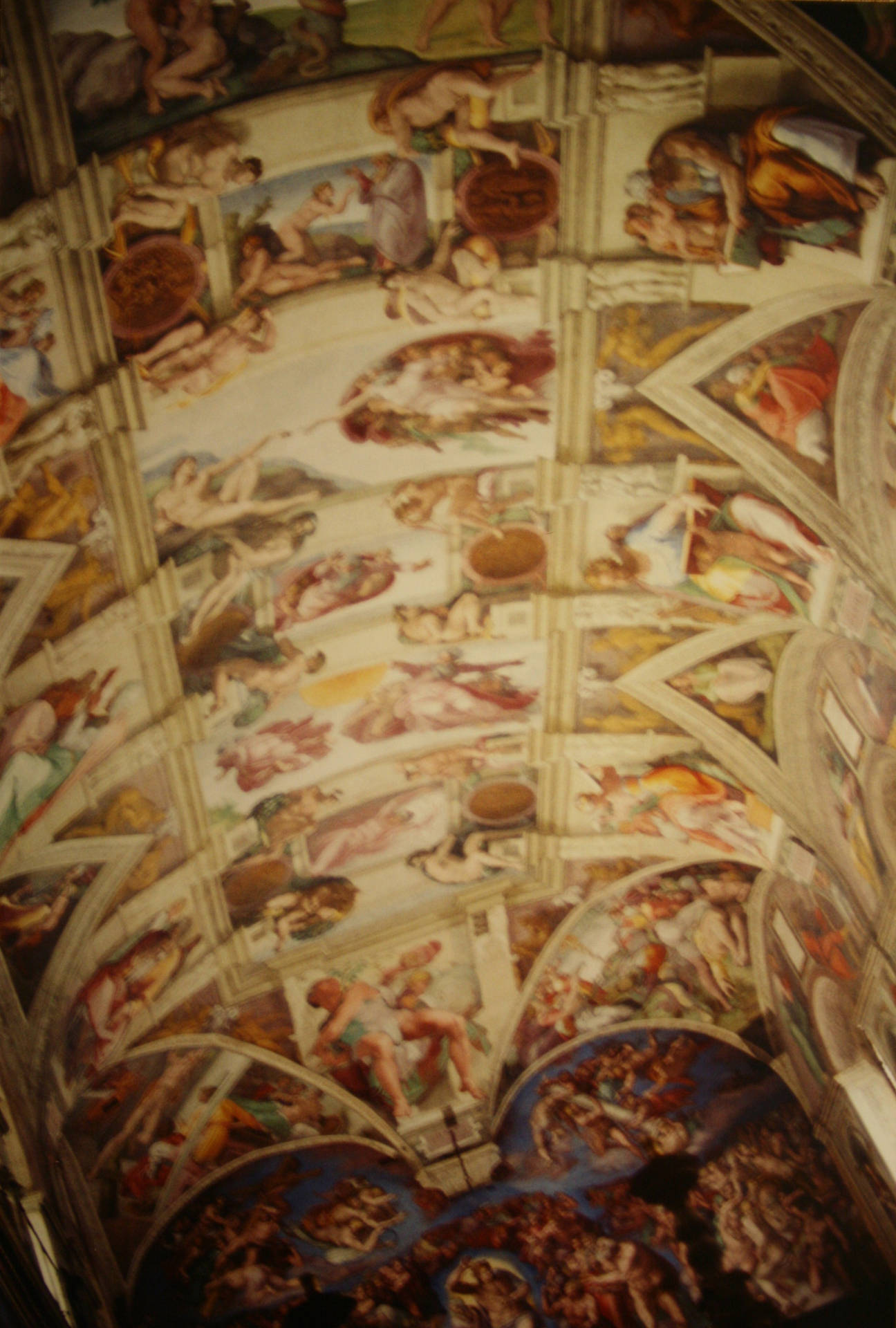 Sistine Chapel Natural Light Background