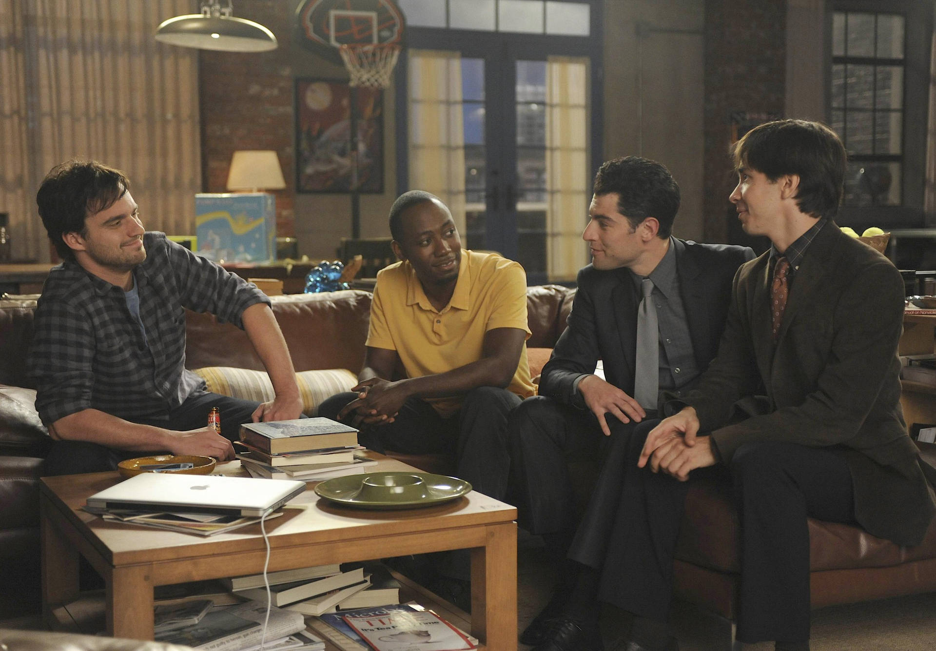 Sitcom New Girl Male Characters Background