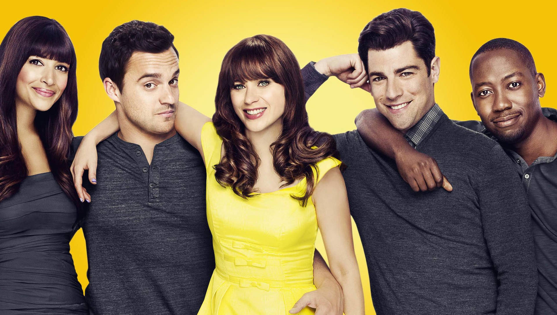 Sitcom New Girl's Photoshoot Background