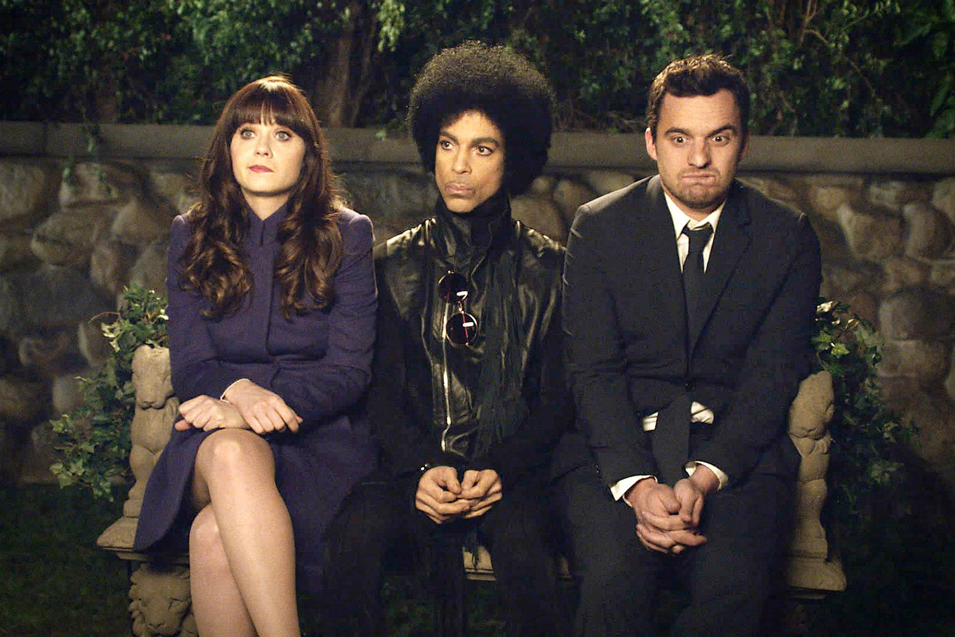 Sitcom New Girl With American Singer-songwriter Prince Background