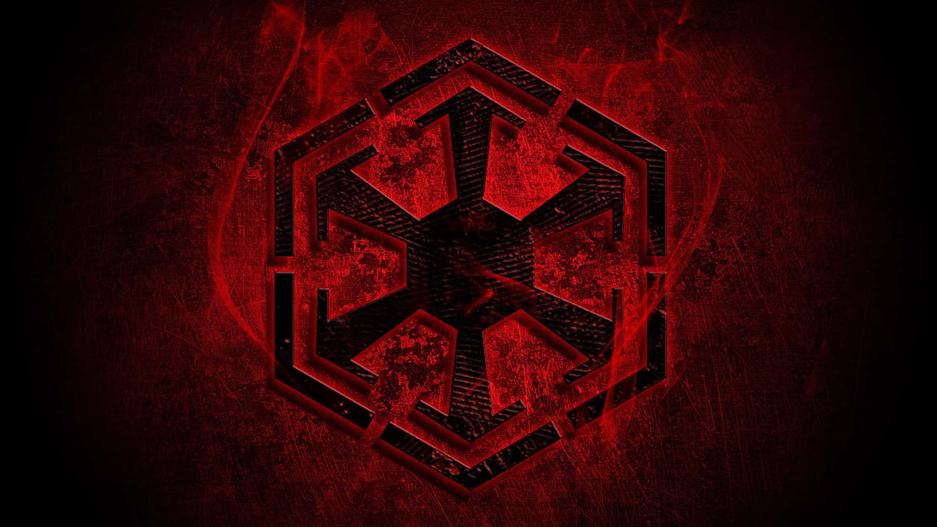 Sith Imperial Hexagonal Logo Background