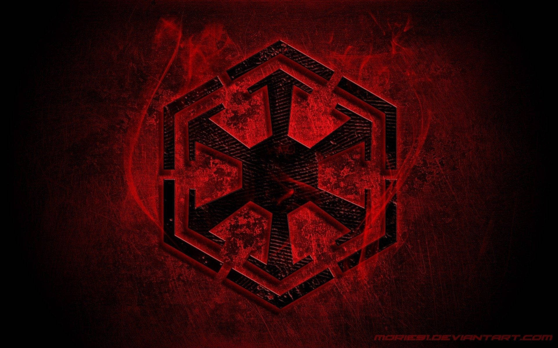 Sith Logo In Grunge Background
