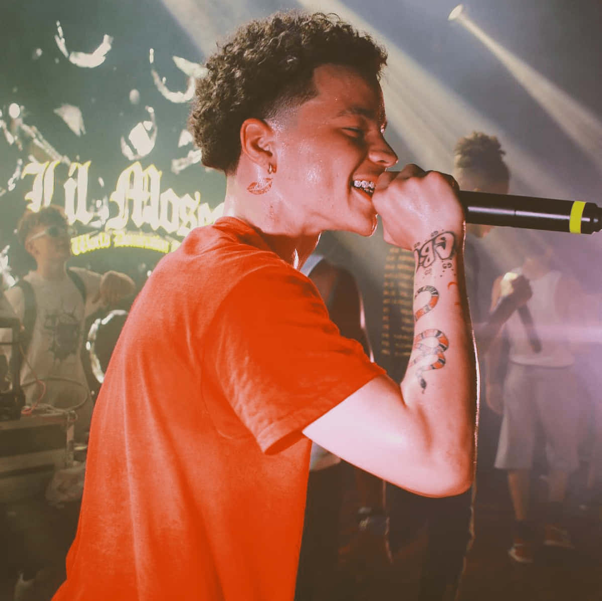 Sitting At The Top Of The Rap Game, The Young Star Lil Mosey Background