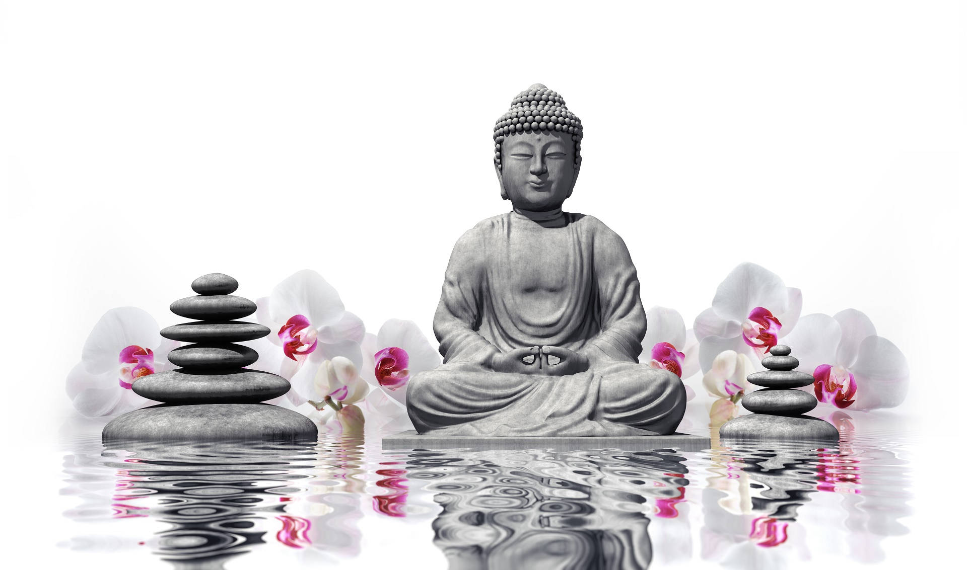 Sitting Buddha Hd Background