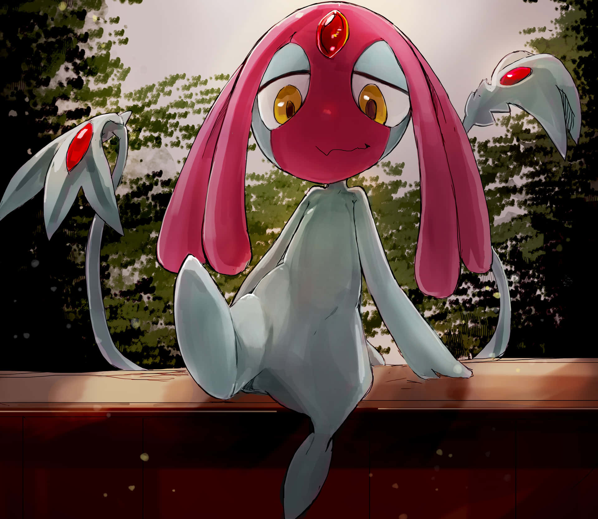 Sitting Mesprit Background