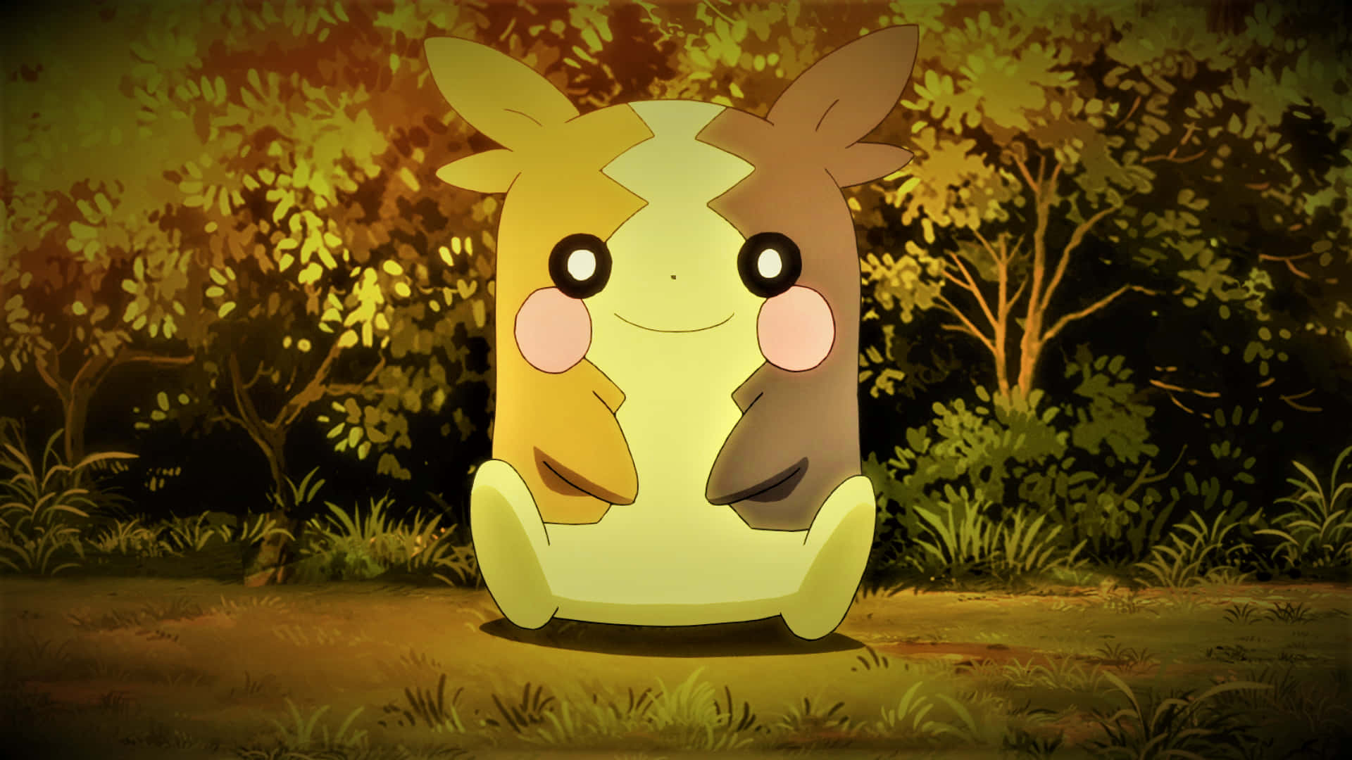 Sitting Morpeko Background
