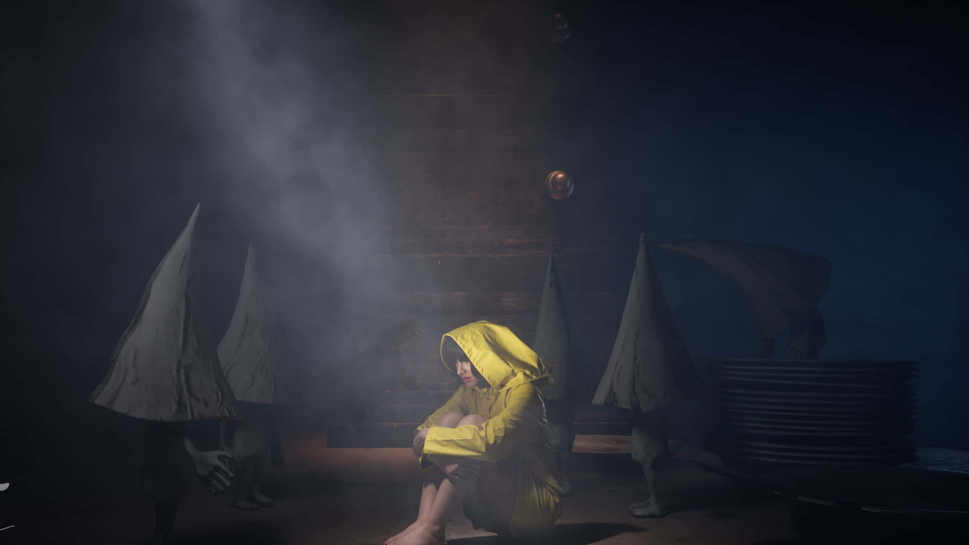 Six And Nomes From Little Nightmares 4k Background