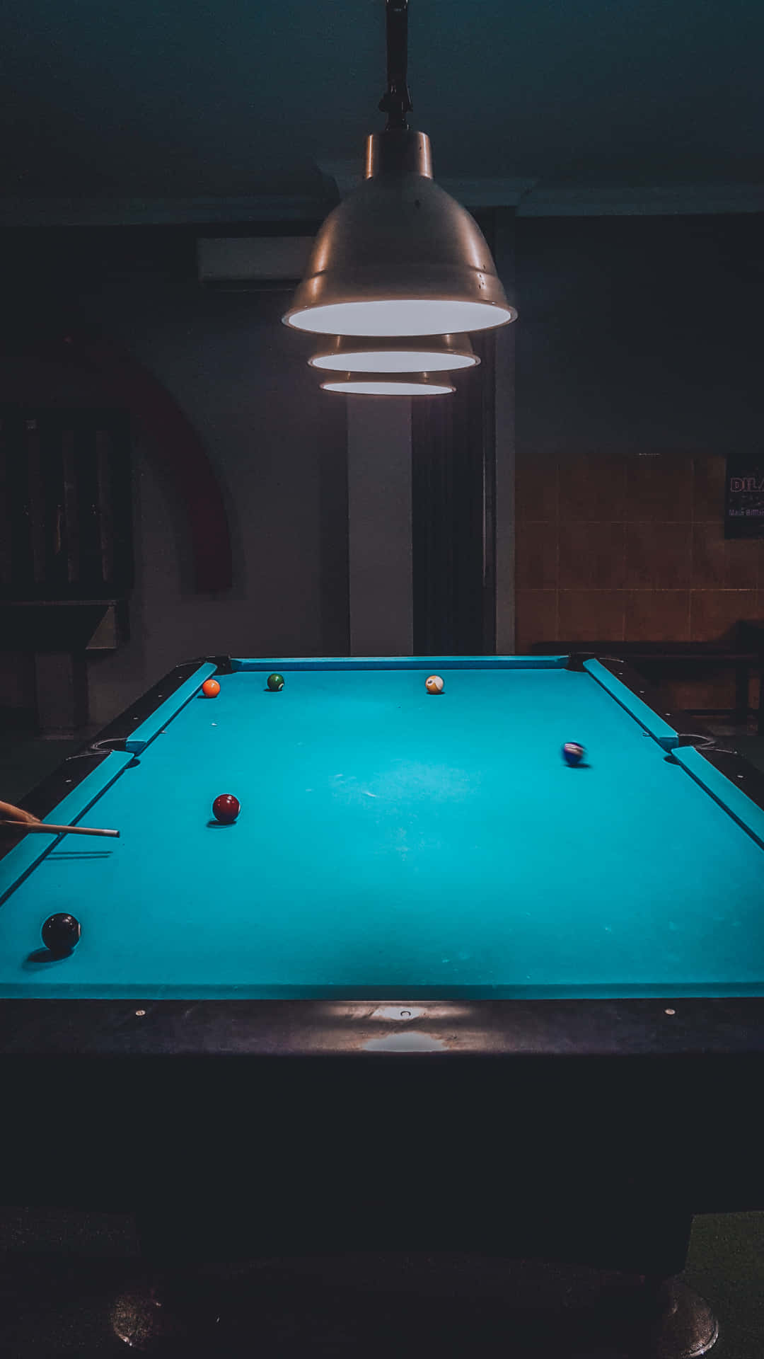 Six Ball Pool Table