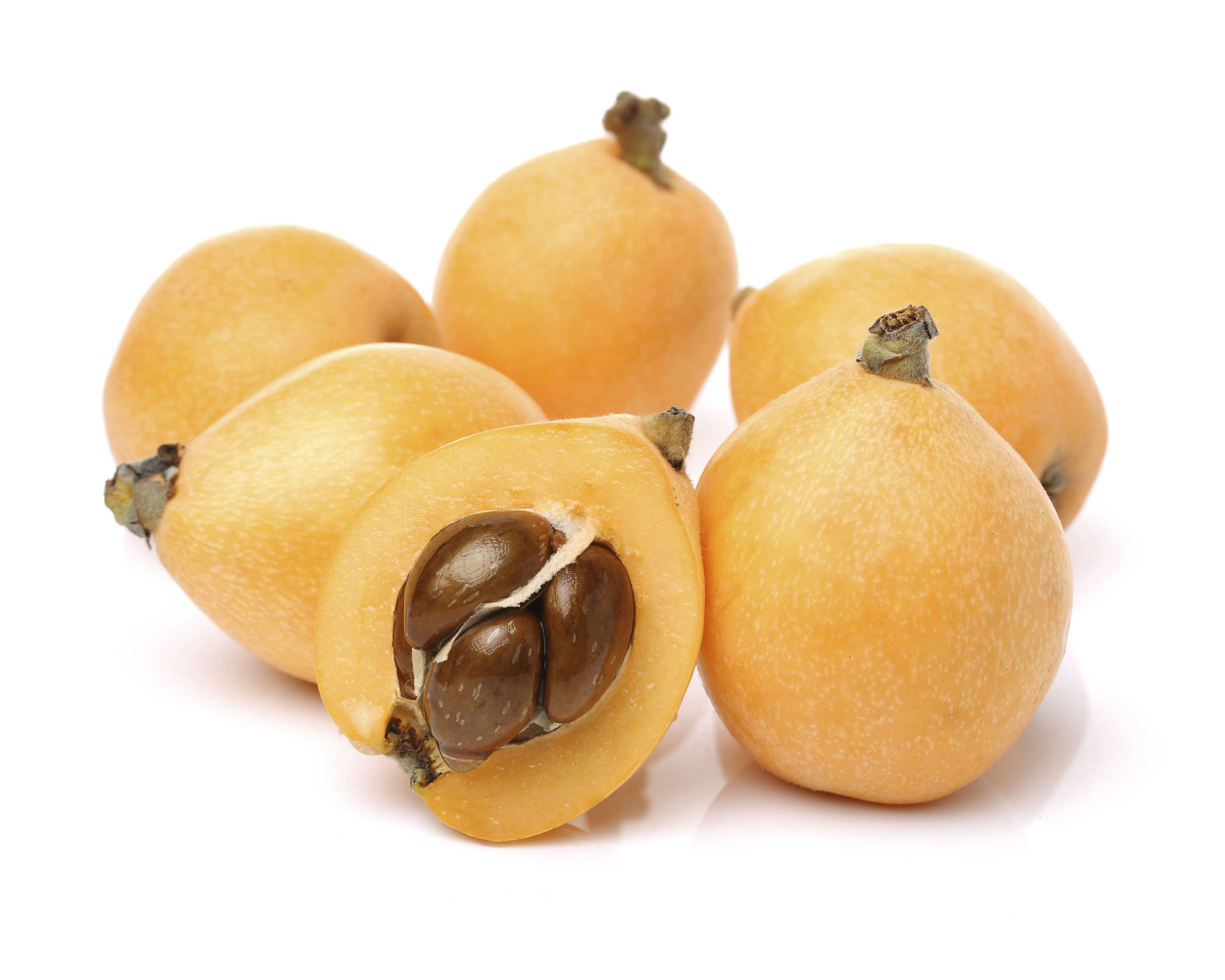 Six Loquat Fruits