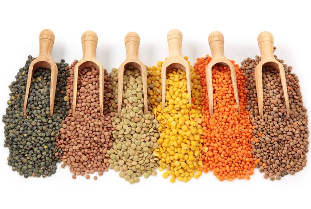 Six Scoops Of Lentils Background