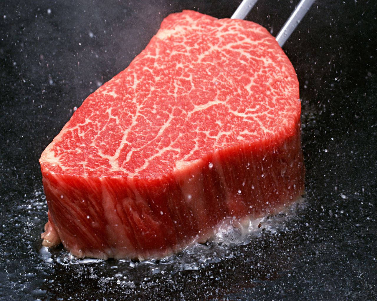 Sizzling Cut Of Kobe Beef