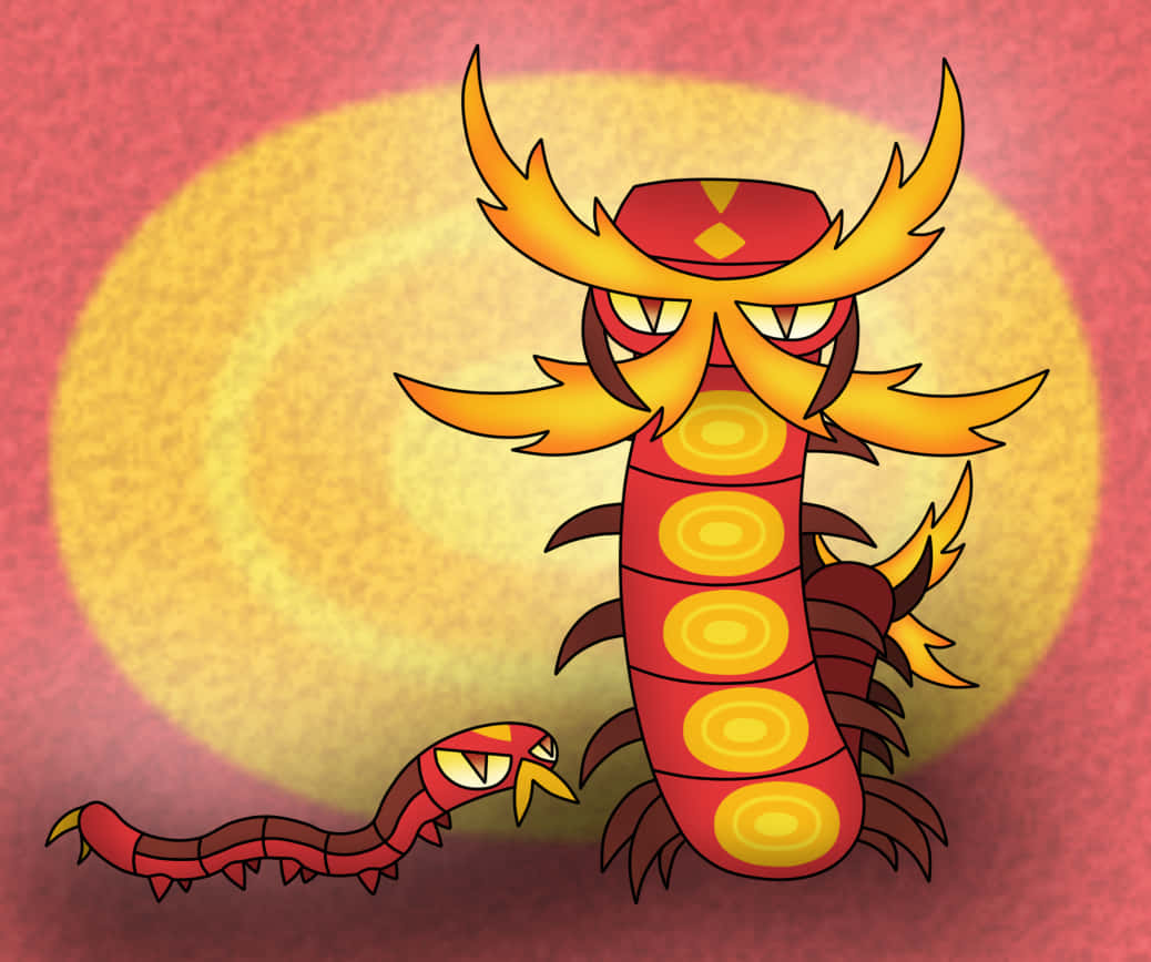 Sizzlipede And Centiskorch Background