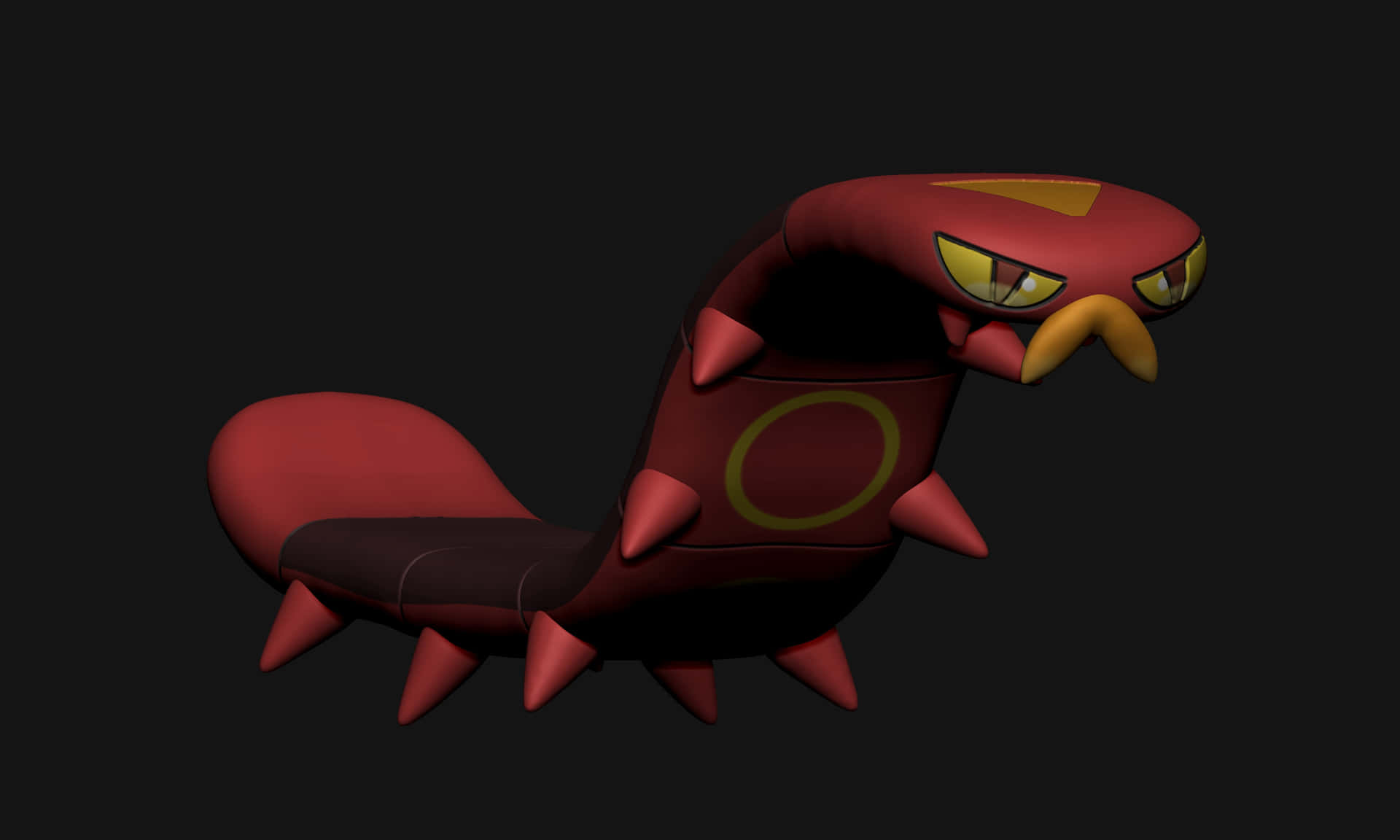 Sizzlipede Dark Background Background