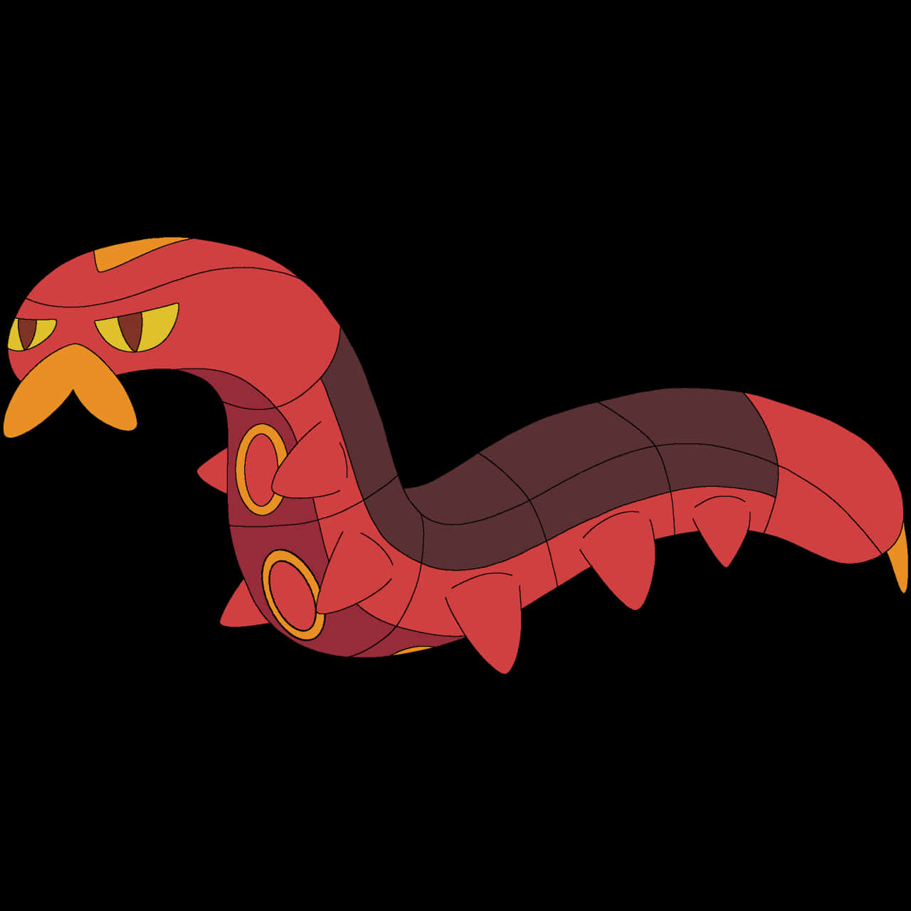 Sizzlipede Simple White Background Background